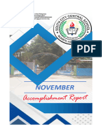 ACCOMPLISHMENT REPORT October