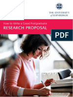 Good Postgraduate Research Proposal