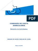 Relatório Da Comissão de Visita Domiciliária 2014