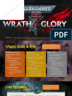 Wrath & Glory Combat Summary