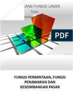 Sesi-6 Penerapan Fungsi-Linier Pada Keseimbangan Pasar