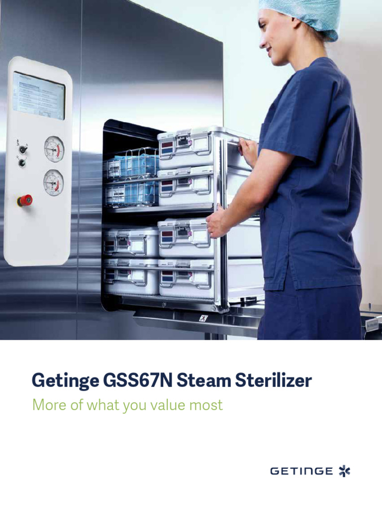 Getinge GSS67N Steam Sterilizer Overview | PDF | Sterilization ...