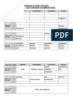 Opener Term 1-2024 Timetable