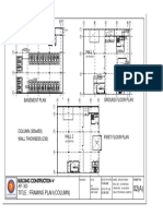 Hall 1: Basement Plan Ground Floor Plan