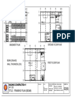 Hall 1: Basement Plan Ground Floor Plan