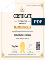 Course Certificate – Secret Code Quiz Based Course Completion Certificate Pranjal Chauhan