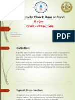 Large Check Dam or Pond
