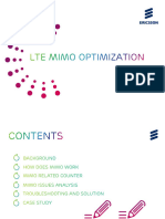 LTE MIMO Optimization