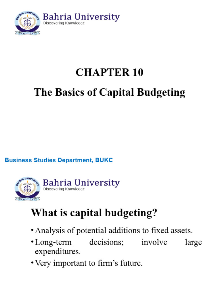 Capital Budgeting Fundamentals Explained | PDF | Net Present Value ...