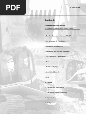 8d JS V Hitachi | PDF | Switch | Information
