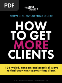 Copy Posse Free Guide 101 Ways To Find Clients