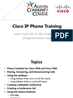 Cisco IP Phone Training