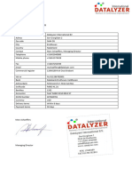 Company Information DataLyzer International BV