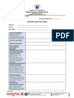 Incident Report Template