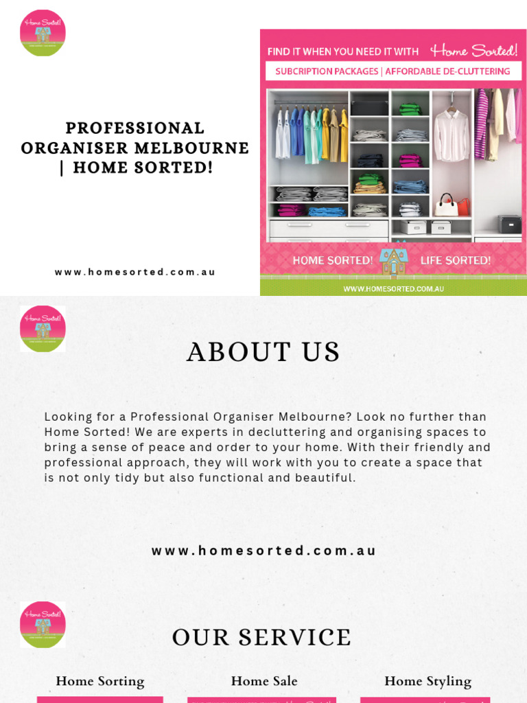 Professional Organiser Melbourne PDF