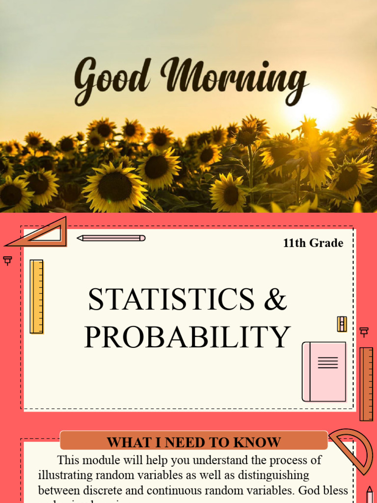 Module 2 | PDF | Random Variable | Probability Distribution