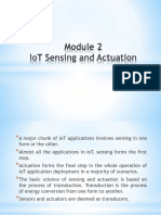 IoT Module 2 IoT Sensing and Actuation