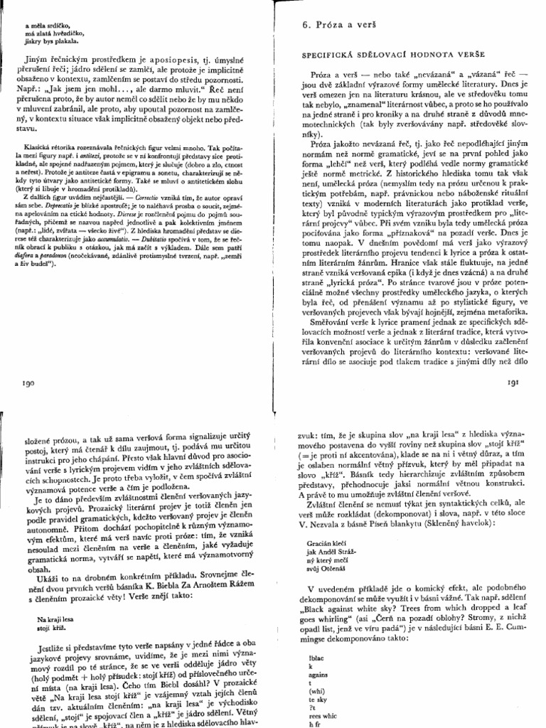 Hrabák - Próza A Verš | PDF