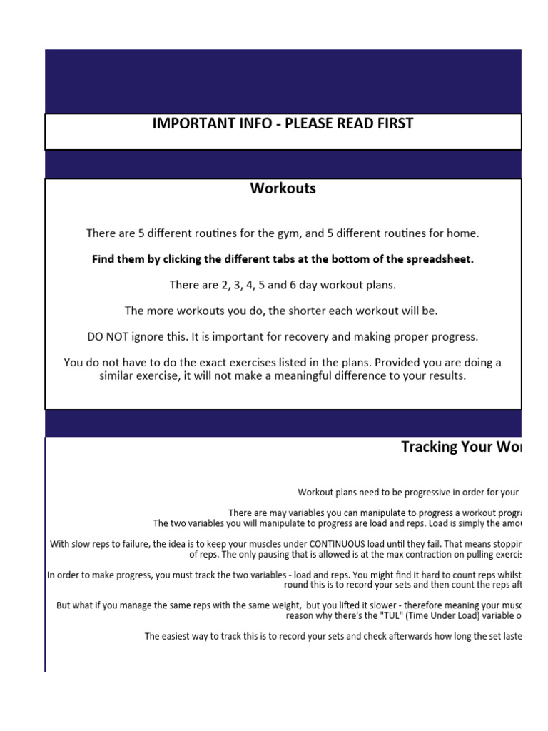 Free Gym Workout Plans and Routines | PDF | Management Of Obesity | Weight