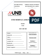 Bìa Tiểu Luận Ngoại thương UNB