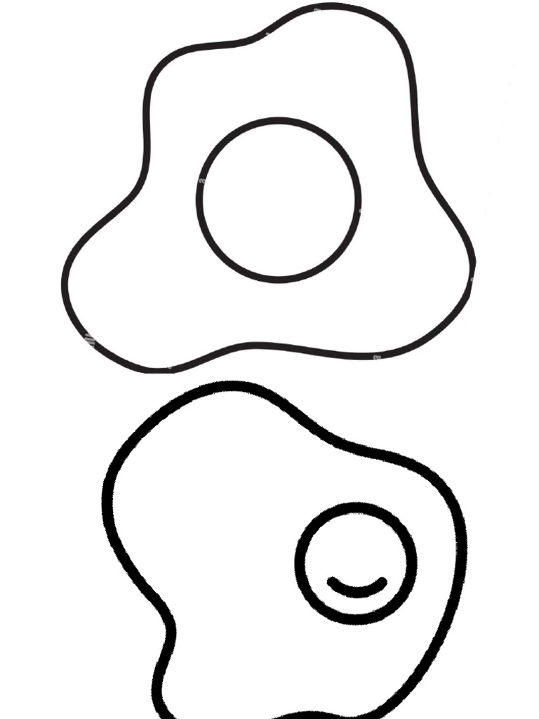 Green Eggs Template PDF