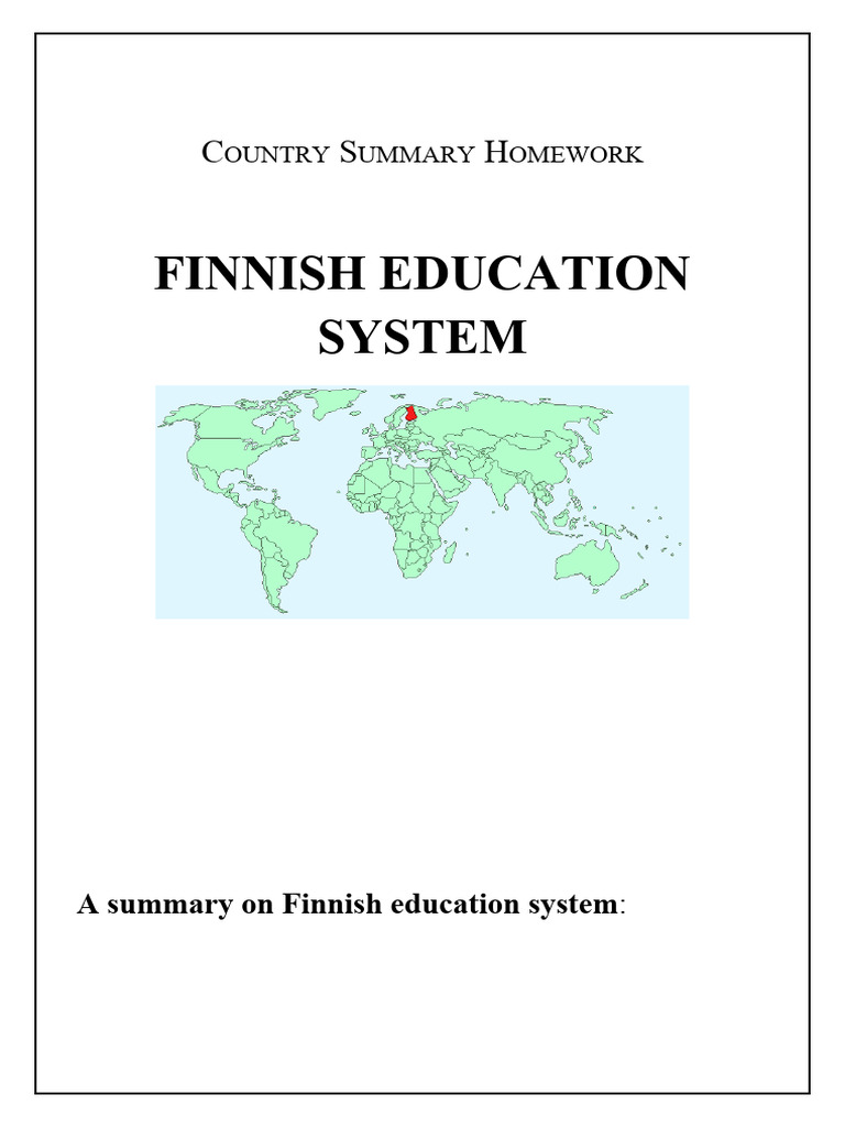 Finnish Education System | PDF | Schools | Academic Degree