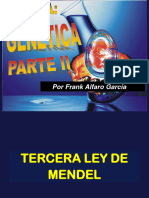 3era Ley de Mendel - Genética PDF