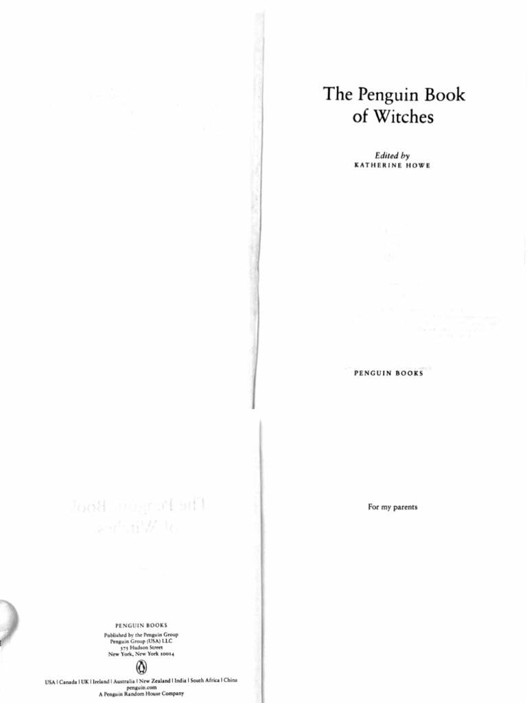 Penguin Book of Witches - After Salem 2 | PDF