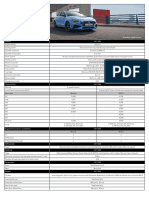 Hyundai I30n Model Specifications Sheet
