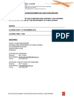 Quotation Document For Construction Contract