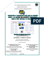 SE Report Database Development For Tourism Activity MGMT Koumba 2007