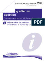 Wellbeing After An Abortion