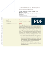 Astrochemistry During The Formation of Stars: Jes K. Jørgensen, Arnaud Belloche, and Robin T. Garrod