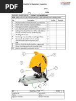 Bench Cutting Machine