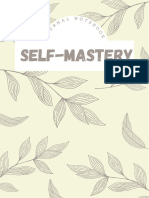 Self-Mastery: R NA Lnote B O O K