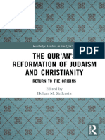 (Routledge Studies in The Qur'an) Holger M. Zellentin - The Qur'an's Reformation of Judaism and Christianity - Return To The Origins-Routledge (2019)