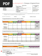 Affordable Child Care Arrangement Form | PDF | Child Care | Relationships
