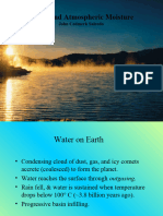 Water and Atmospheric Moisture