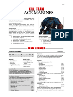 Kill Team List - Space Marines v1.6