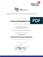 Certificate of Completion