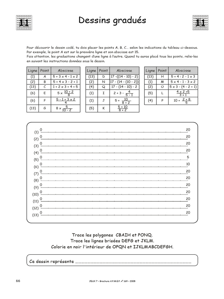 Correction Dessins Gradués 6ème | PDF