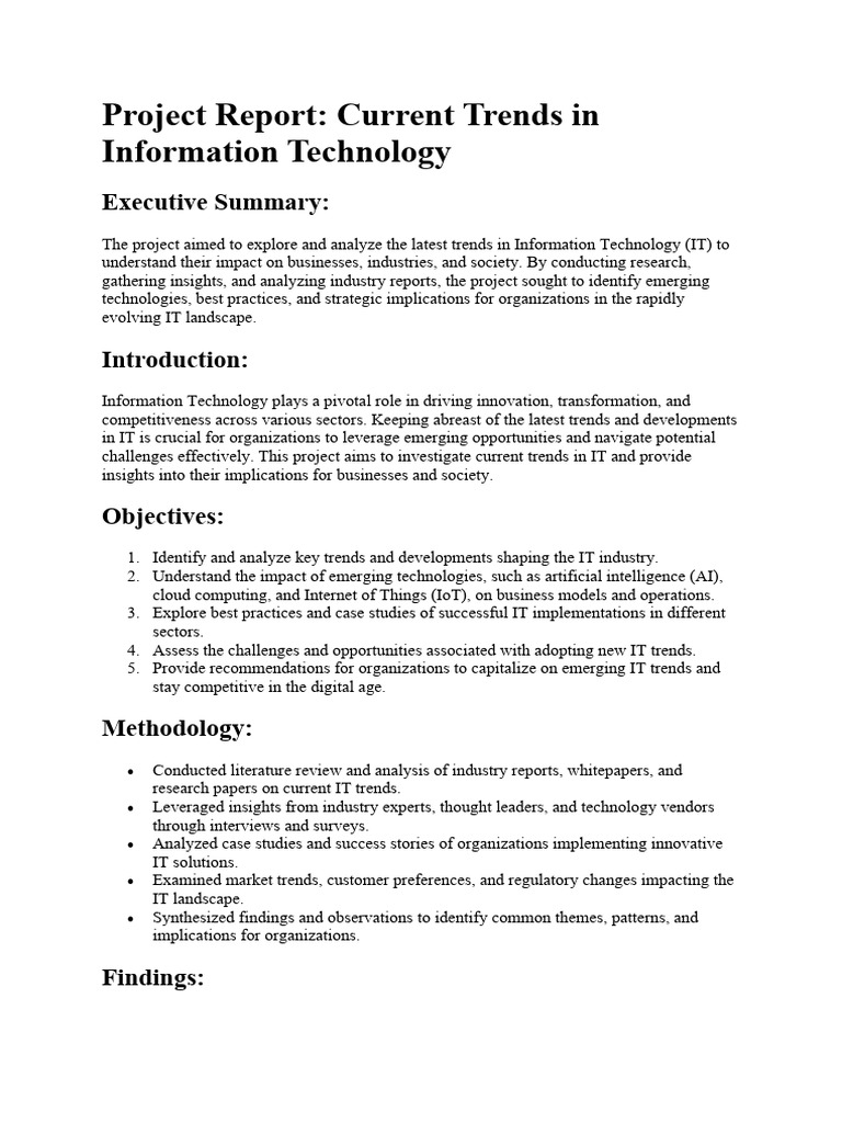 Current Trends in Information Technology | PDF | Internet Of Things ...