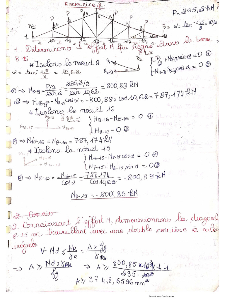 TD2 - 2 Cons Métallique Karamallah | PDF
