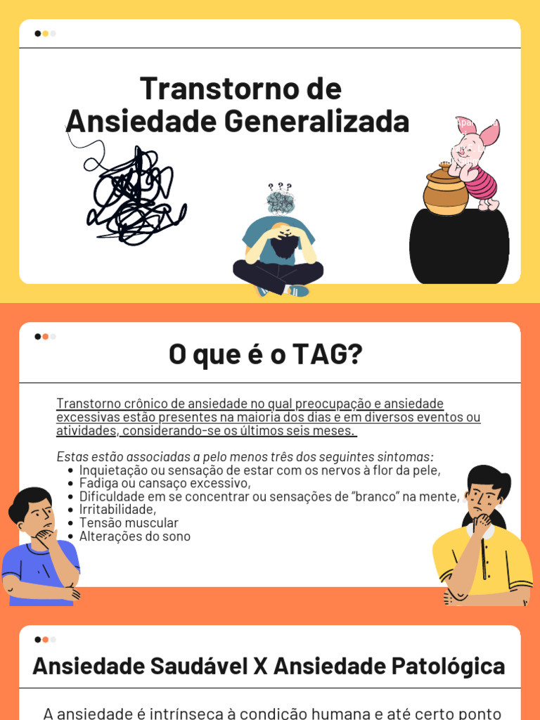 Entendendo o Transtorno de Ansiedade Generalizada | PDF | Ansiedade ...
