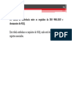 3.3 - Tabela de Referência Entre Os Requisotos Da ISO 9001 e Documentos Do SGQ