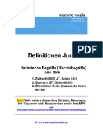 Jura-Definitionen 2