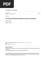 Negotiorum Gestio Vs Mandate