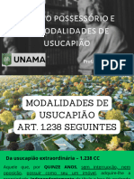 Modalidades Usucapião