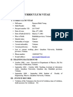 Curriculum Vitae