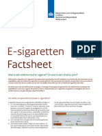 E-Sigaret Factsheet